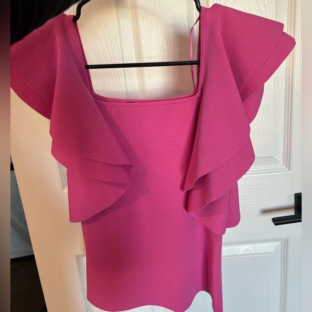 Brand new women bubblegum pink top INC petite small